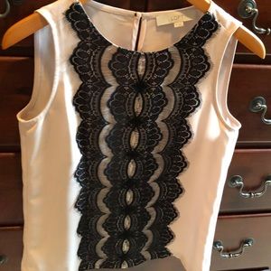 Ann Taylor Loft Eyelash Blouse